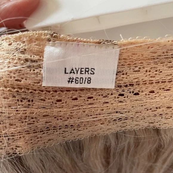 Hidden Crown Halo Luxurious Light Blonde Hair Extensions - Picture 6 of 9